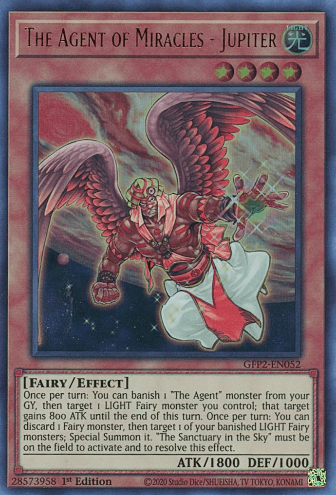 The Agent of Miracles - Jupiter [GFP2-EN052] Ultra Rare - Josh's Cards