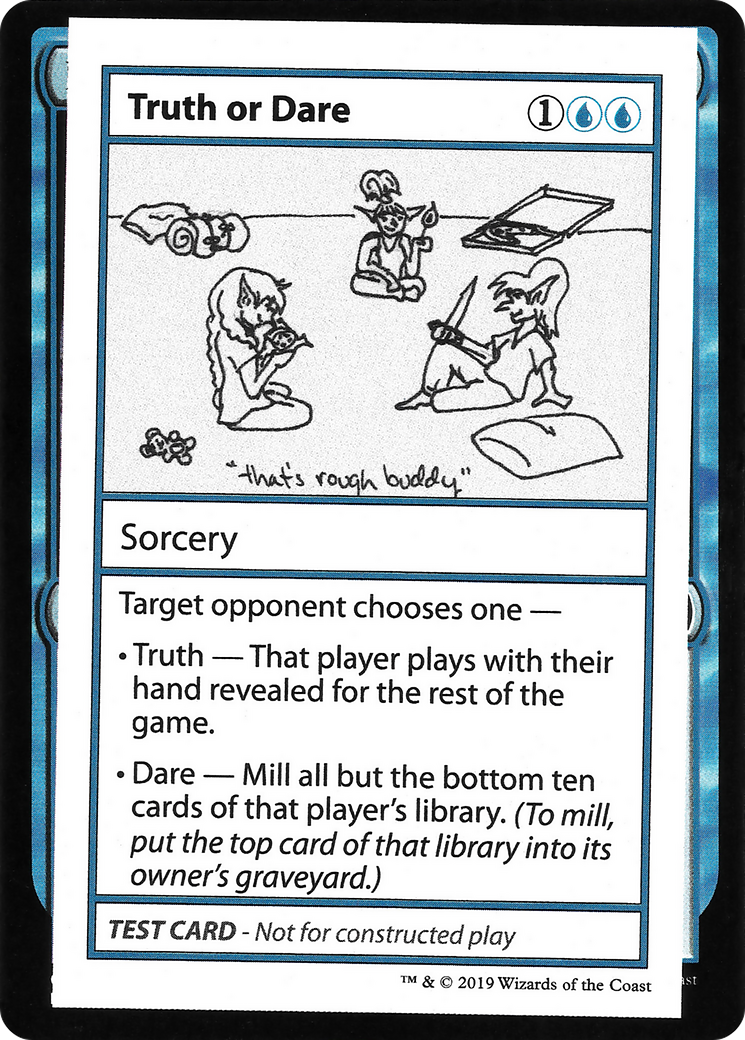 Truth or Dare (CMB1-032) - Mystery Booster Playtest Cards 2021