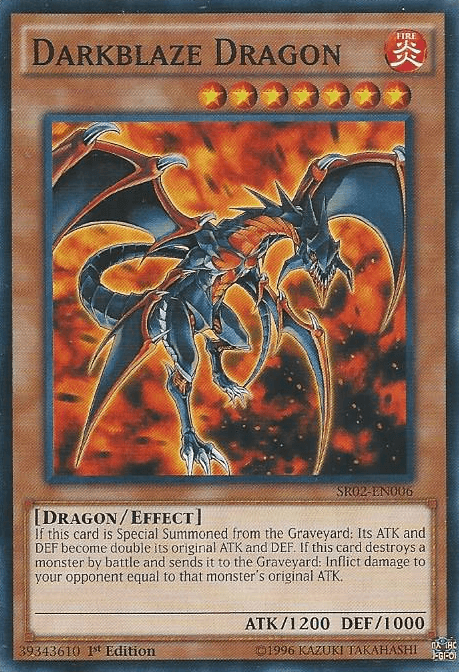 Darkblaze Dragon [SR02-EN006] Common - Josh's Cards