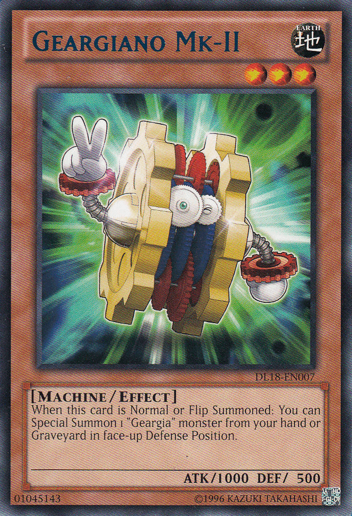 Geargiano Mk-II (Blue) [DL18-EN007] Rare - Josh's Cards