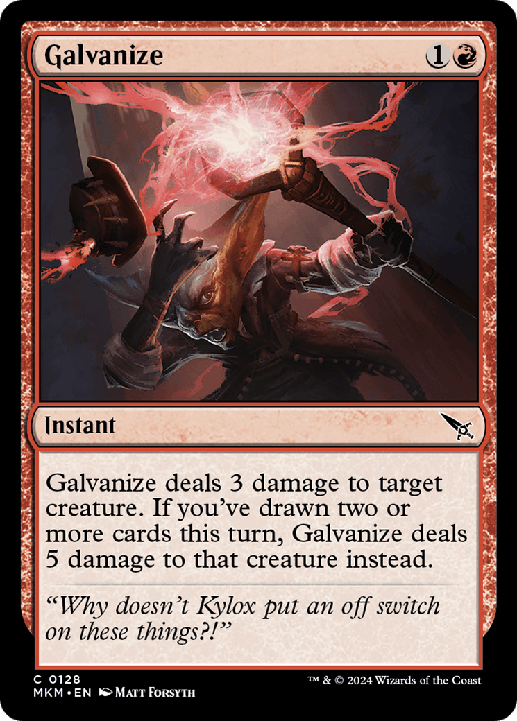 Galvanize [Murders at Karlov Manor] - Josh's Cards