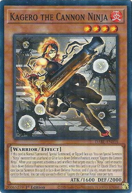 Kagero the Cannon Ninja [DABL-EN018] Common - Josh's Cards