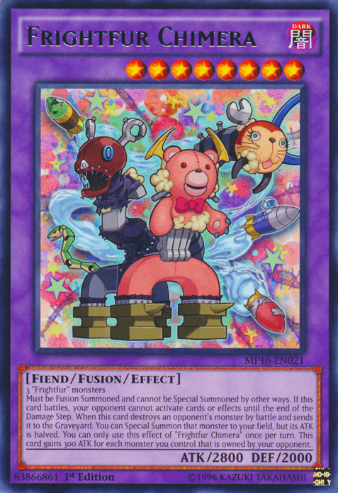 Frightfur Chimera [MP16-EN021] Rare - Josh's Cards