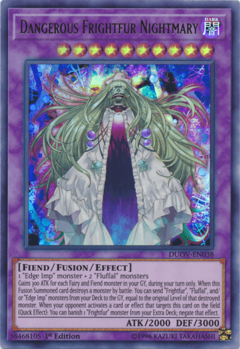 Dangerous Frightfur Nightmary [DUOV-EN038] Ultra Rare - Josh's Cards