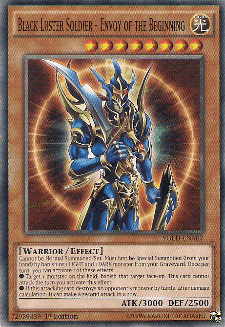 Black Luster Soldier - Envoy of the Beginning [YGLD-ENA02] Common - Josh's Cards