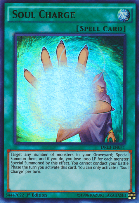 Soul Charge [DRL3-EN051] Ultra Rare - Josh's Cards
