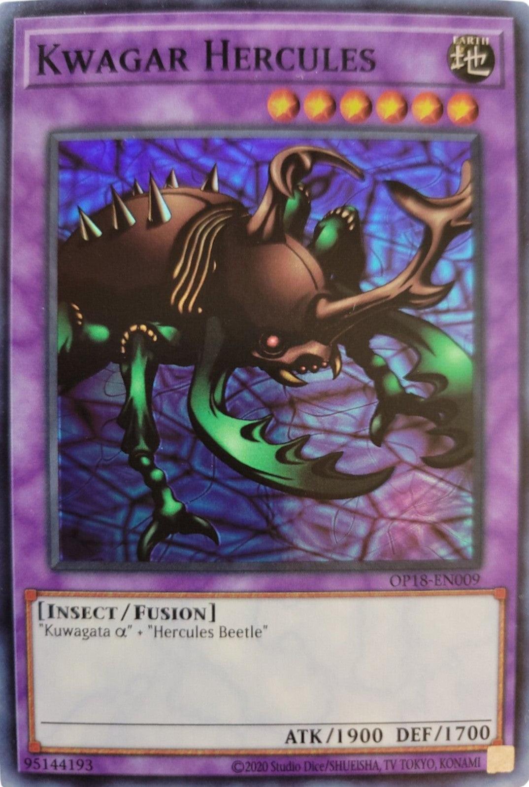 Kwagar Hercules [OP18-EN009] Super Rare - Josh's Cards