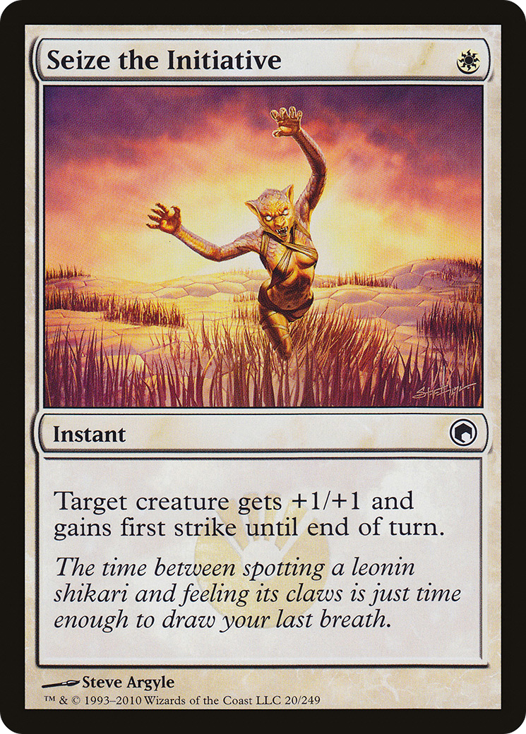 Seize the Initiative (SOM-020) - Scars of Mirrodin