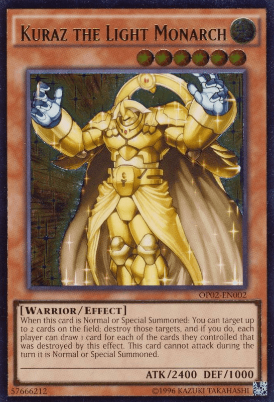Kuraz the Light Monarch [OP02-EN002] Ultimate Rare - Josh's Cards