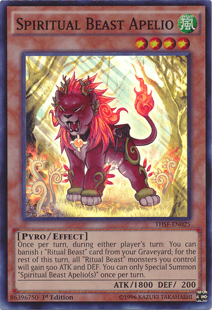 Spiritual Beast Apelio [THSF-EN025] Super Rare - Josh's Cards