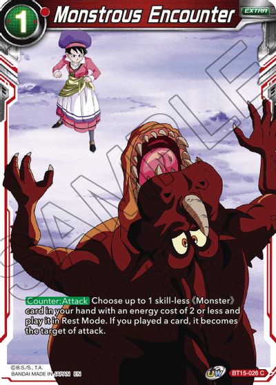 Monstrous Encounter (BT15-026) [Saiyan Showdown] Parallel Foil