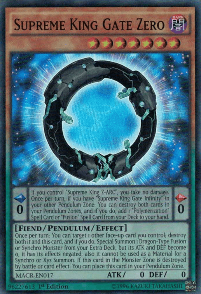 Supreme King Gate Zero [MACR-EN017] Super Rare - Josh's Cards