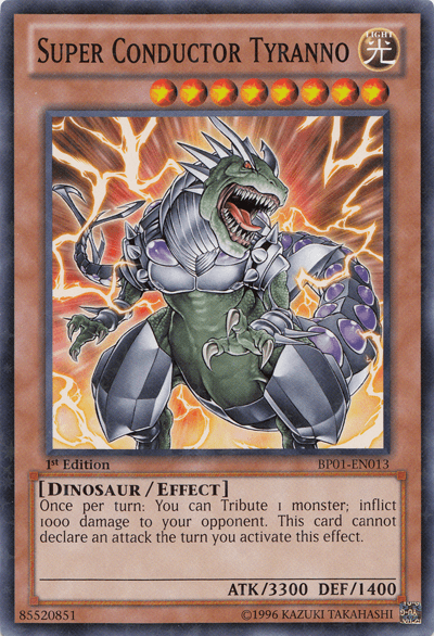 Super Conductor Tyranno [BP01-EN013] Starfoil Rare - Josh's Cards