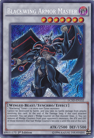 Blackwing Armor Master [LC5D-EN132] Secret Rare - Josh's Cards