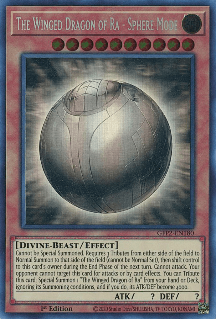 The Winged Dragon of Ra - Sphere Mode [GFP2-EN180] Ghost Rare - Josh's Cards