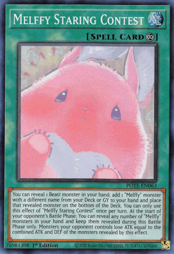 Melffy Staring Contest [POTE-EN063] Super Rare - Josh's Cards