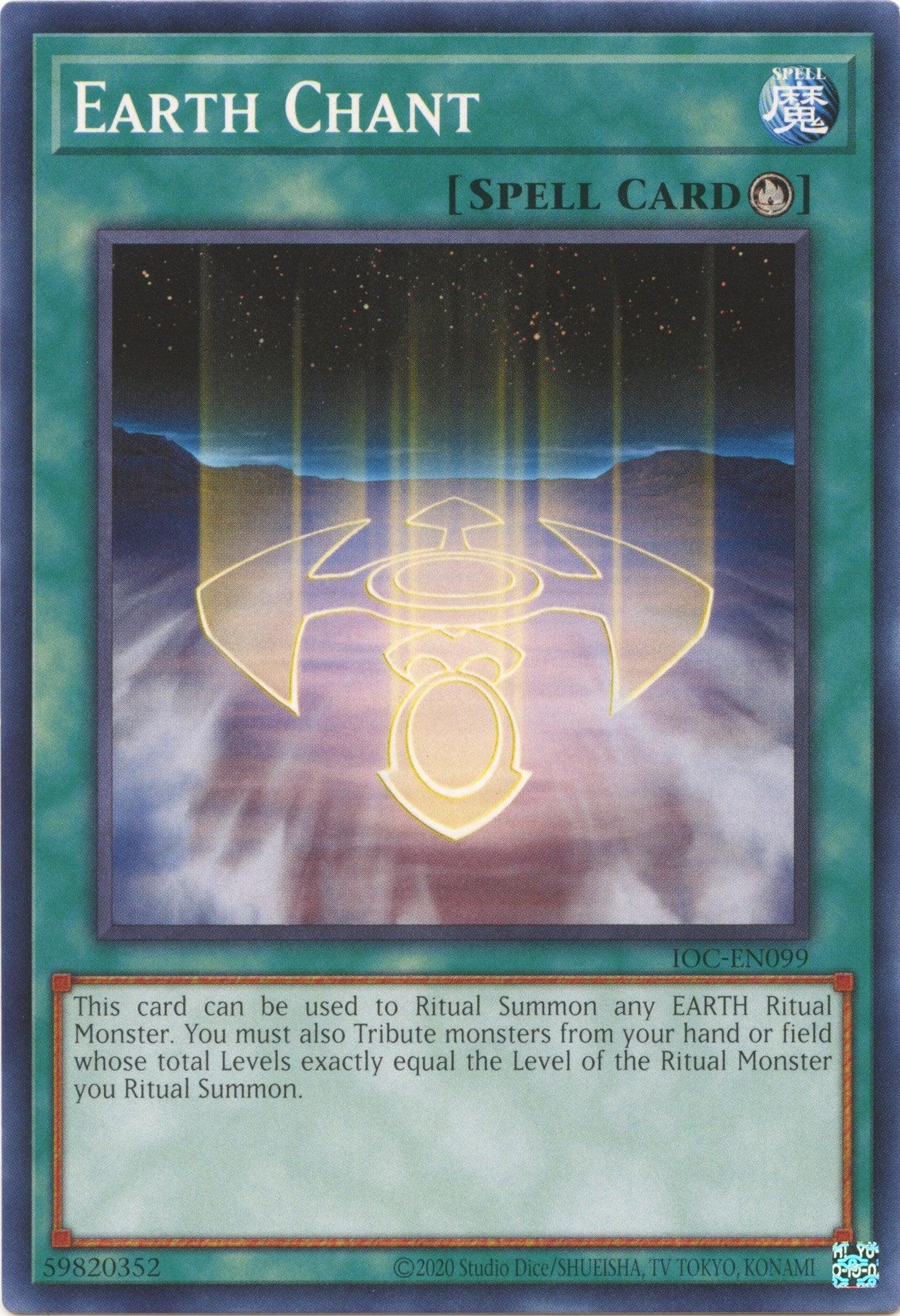 Earth Chant (25th Anniversary) [IOC-EN099] Common - Josh's Cards
