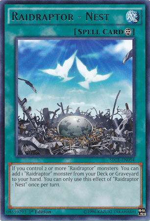 Raidraptor - Nest [SECE-EN054] Rare - Josh's Cards