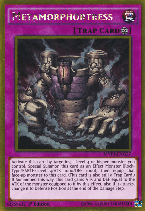 Metamorphortress [MVP1-ENG27] Gold Rare - Josh's Cards