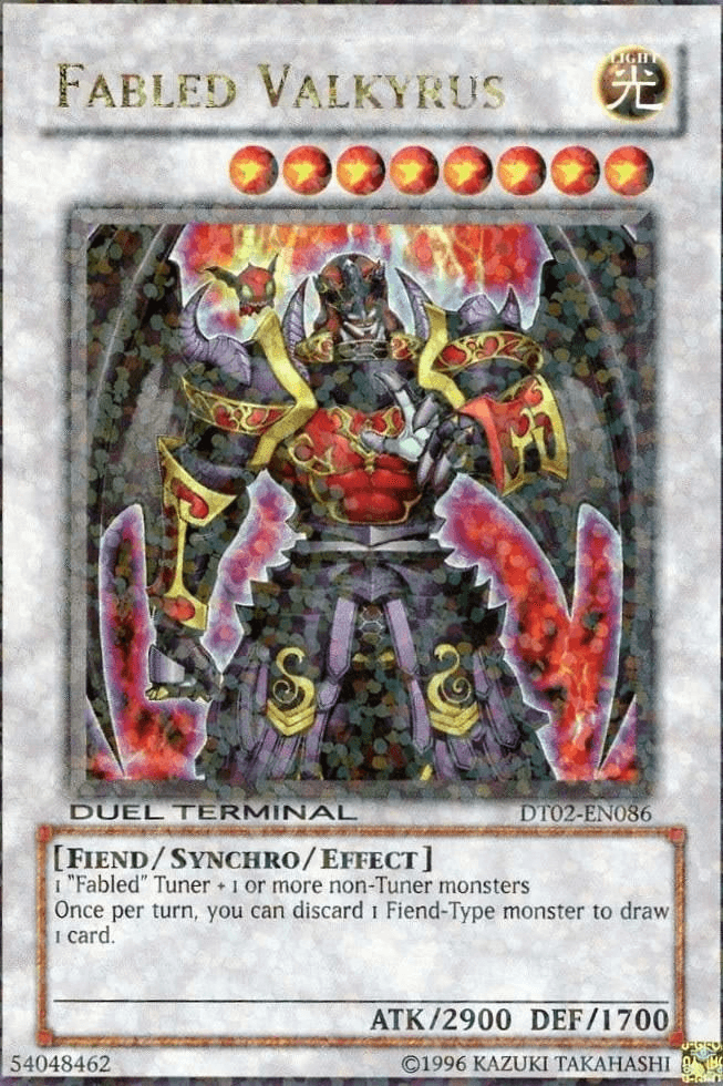 Fabled Valkyrus [DT02-EN086] Ultra Rare - Josh's Cards