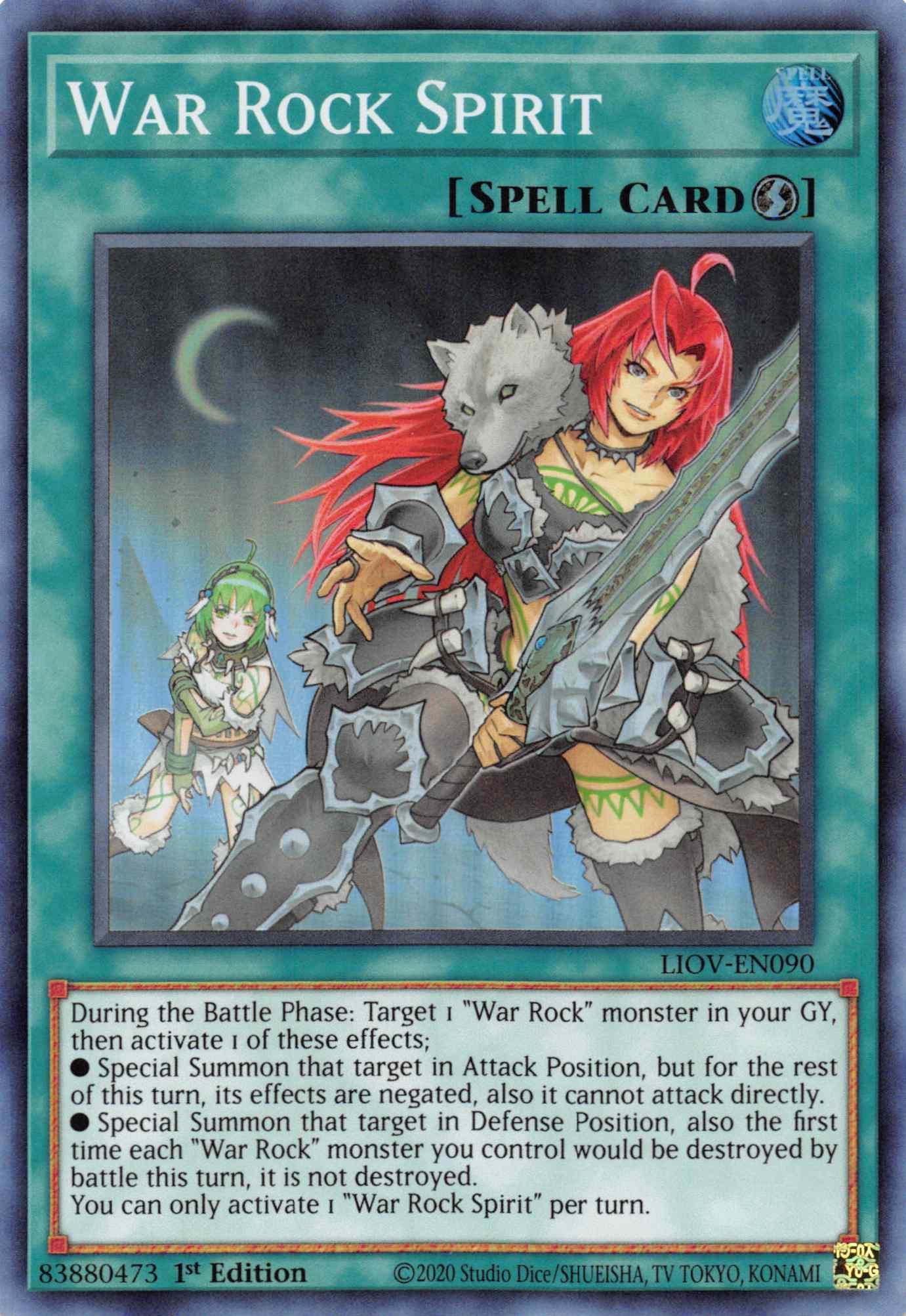 War Rock Spirit [LIOV-EN090] Super Rare - Josh's Cards