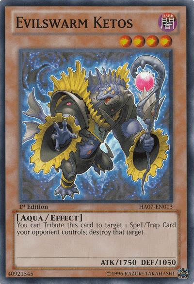 Evilswarm Ketos [HA07-EN013] Super Rare - Josh's Cards