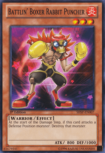 Battlin' Boxer Rabbit Puncher [SHSP-EN007] Common - Josh's Cards