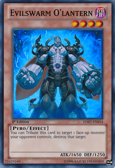 Evilswarm O'lantern [HA07-EN014] Super Rare - Josh's Cards