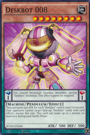 Deskbot 008 [BOSH-EN040] Common - Josh's Cards