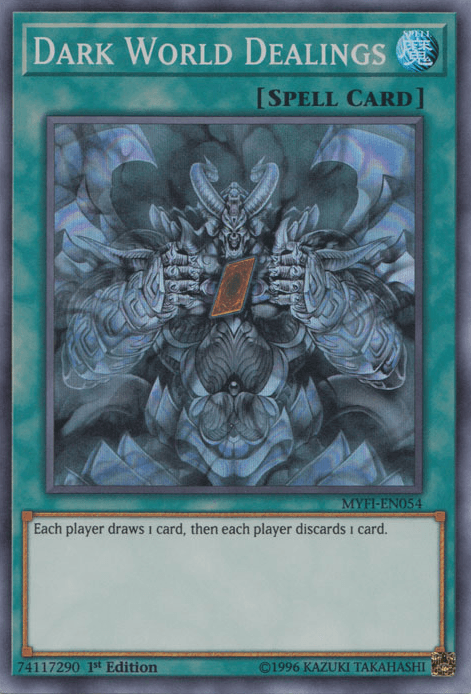 Dark World Dealings [MYFI-EN054] Super Rare - Josh's Cards