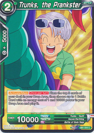 Trunks, the Prankster (DB1-044) [Dragon Brawl] Parallel Foil