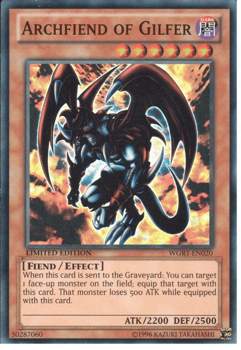 Archfiend of Gilfer [WGRT-EN020] Super Rare - Josh's Cards