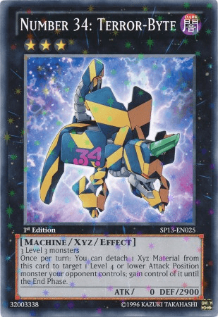 Number 34: Terror-Byte [SP13-EN025] Starfoil Rare - Josh's Cards