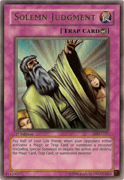 Solemn Judgment [MRD-127] Ultra Rare - Josh's Cards