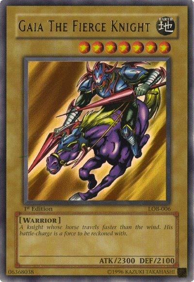 Gaia The Fierce Knight [LOB-006] Ultra Rare - Josh's Cards