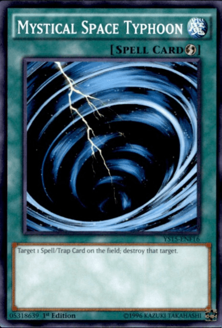 Mystical Space Typhoon [YS15-ENF16] Common - Josh's Cards
