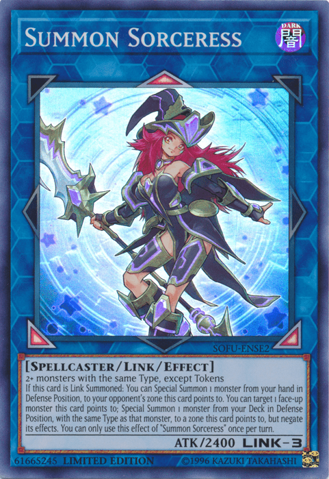 Summon Sorceress [SOFU-ENSE2] Super Rare - Josh's Cards