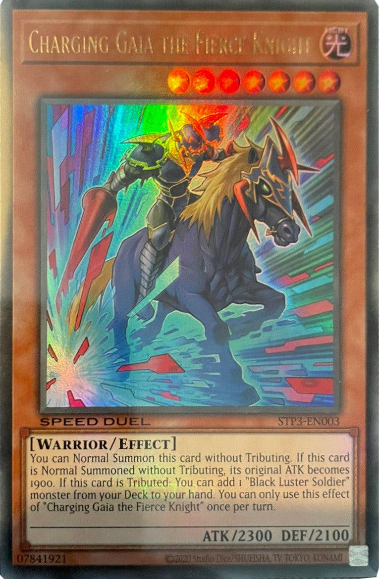 Charging Gaia the Fierce Knight [STP3-EN003] Ultra Rare - Josh's Cards