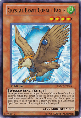 Crystal Beast Cobalt Eagle [RYMP-EN045] Super Rare - Josh's Cards