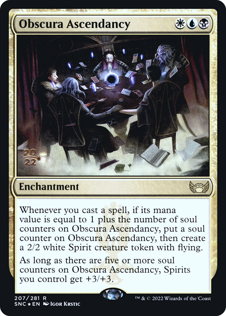 Obscura Ascendancy (PRE-207S) - Streets of New Capenna Promos Foil