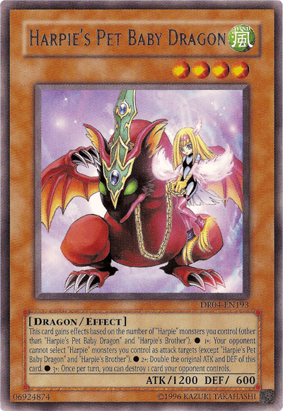 Harpie's Pet Baby Dragon [DR04-EN193] Rare - Josh's Cards