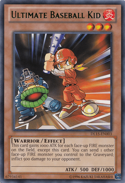 Ultimate Baseball Kid (Green) [DL15-EN003] Rare - Josh's Cards
