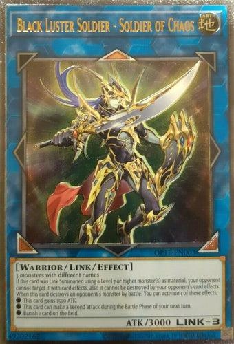 Black Luster Soldier - Soldier of Chaos [OP17-EN003] Ultimate Rare - Josh's Cards