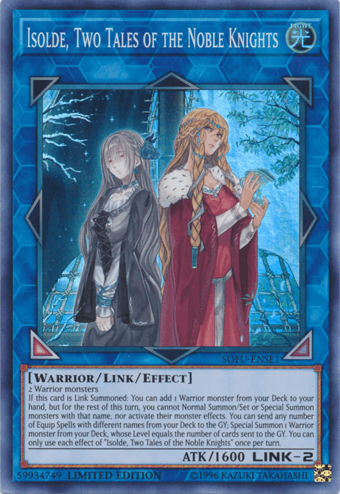 Isolde, Two Tales of the Noble Knights [SOFU-ENSE1] Super Rare - Josh's Cards