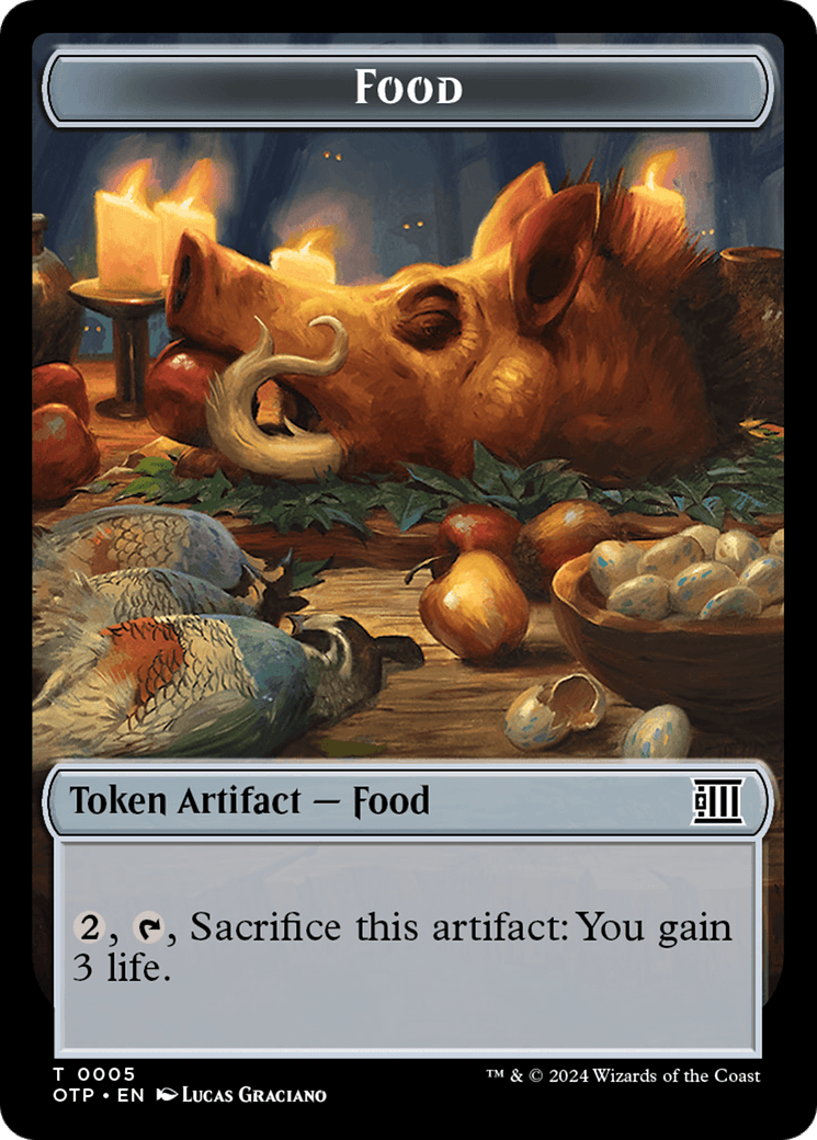 Food Token [Outlaws of Thunder Junction: Breaking News Tokens] - Josh's Cards