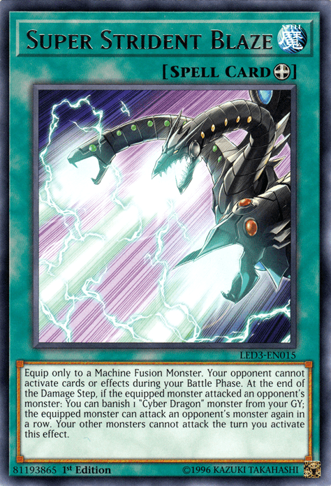 Super Strident Blaze [LED3-EN015] Rare - Josh's Cards