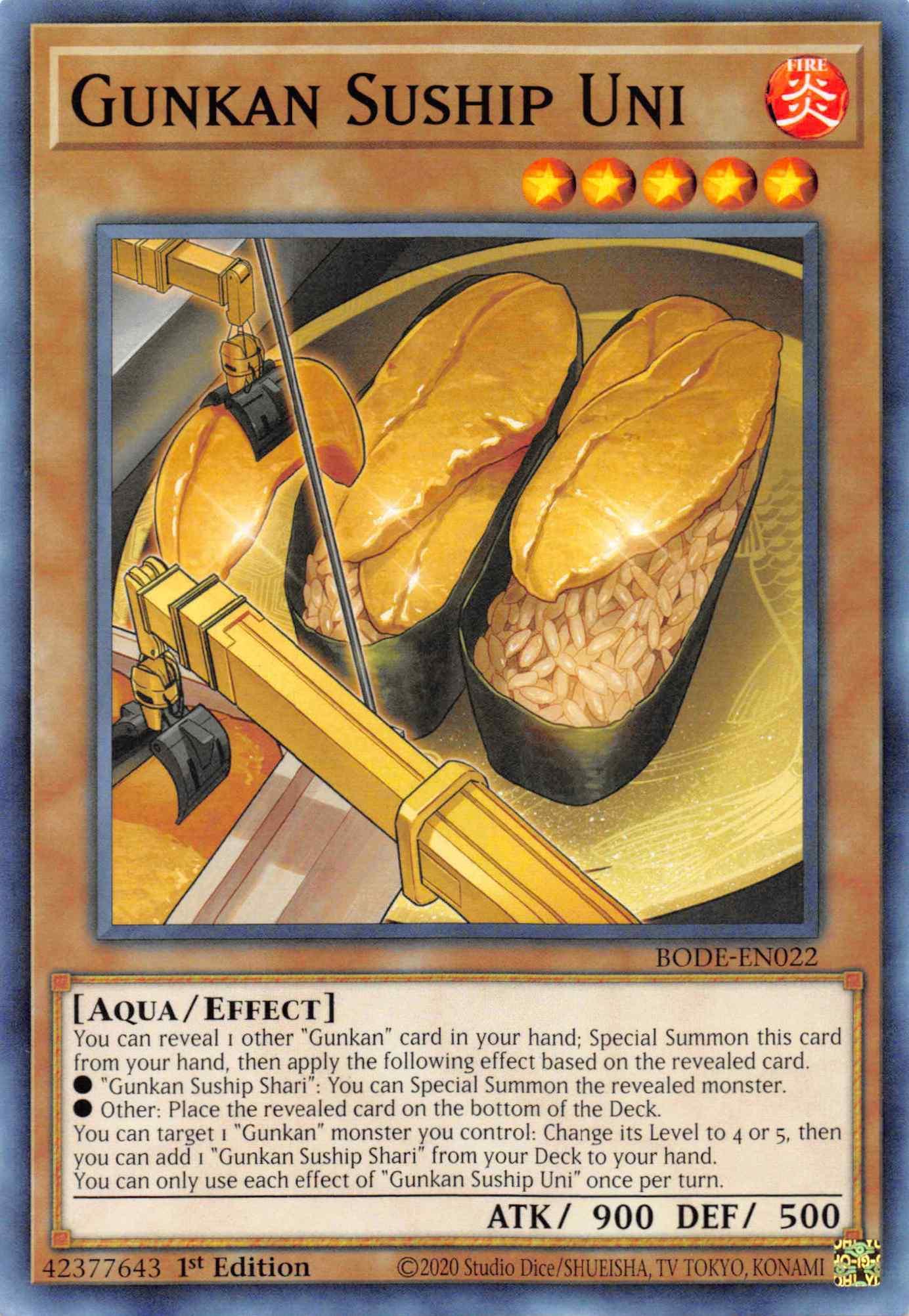 Gunkan Suship Uni [BODE-EN022] Common - Josh's Cards