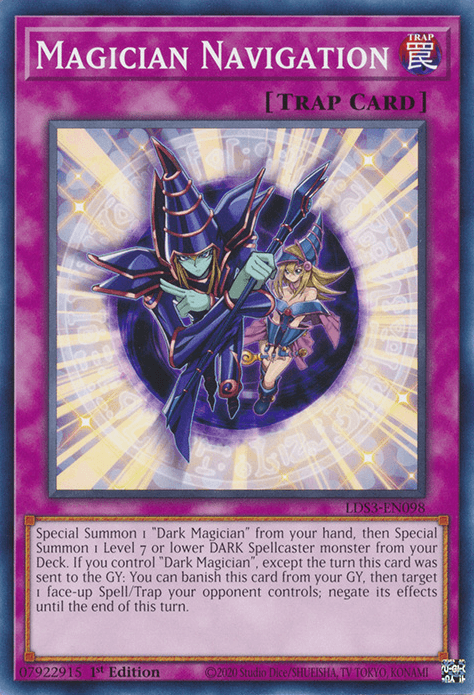 Magician Navigation [LDS3-EN098] Common - Josh's Cards