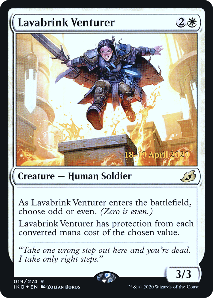 Lavabrink Venturer (PRE-19S) - Ikoria: Lair of Behemoths Promos Foil