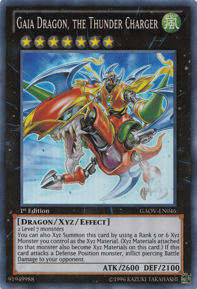 Gaia Dragon, the Thunder Charger [GAOV-EN046] Super Rare - Josh's Cards